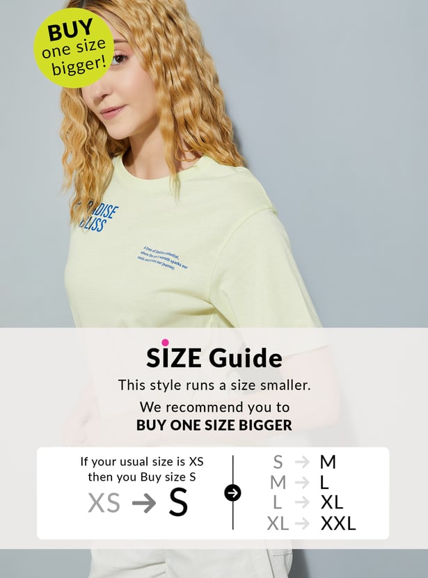 URB_N Women Printed Relaxed Fit T-shirt