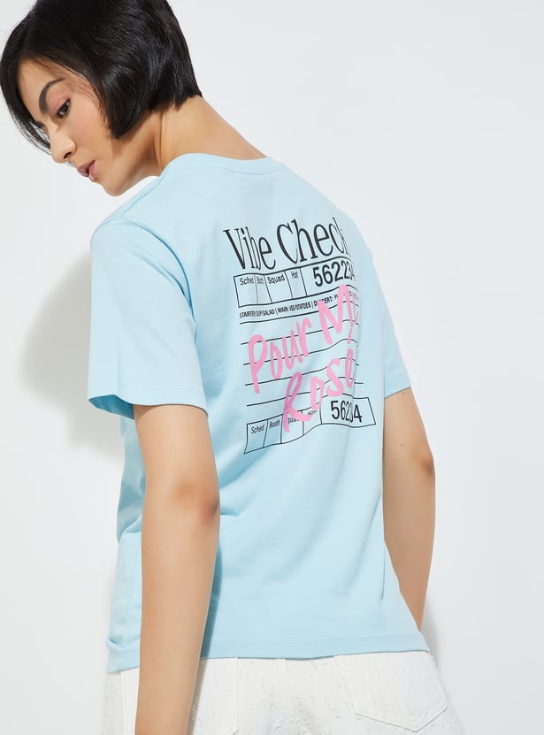 ALAYA F x URB_N Women Printed Relaxed Fit T-shirt