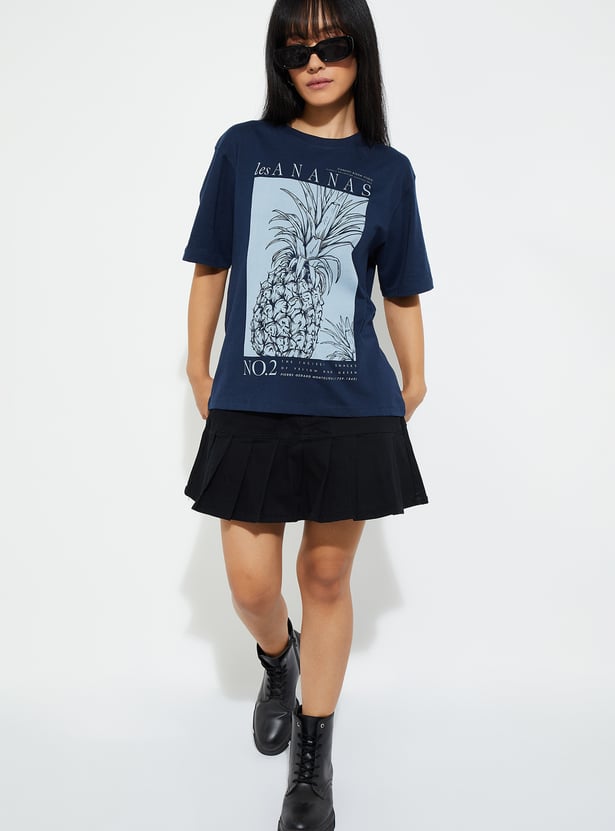 URB_N Women Printed Relaxed Fit T-shirt
