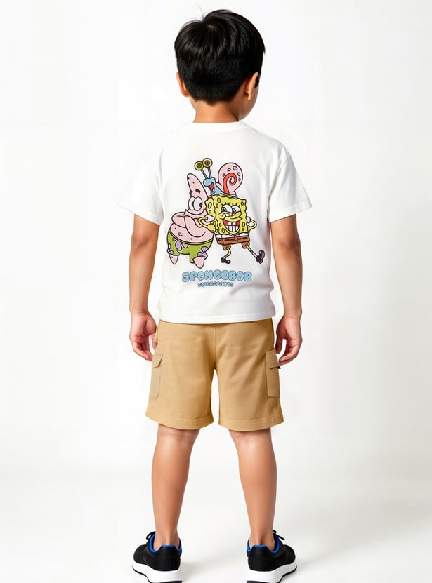 Boys SpongeBob Print T-shirt