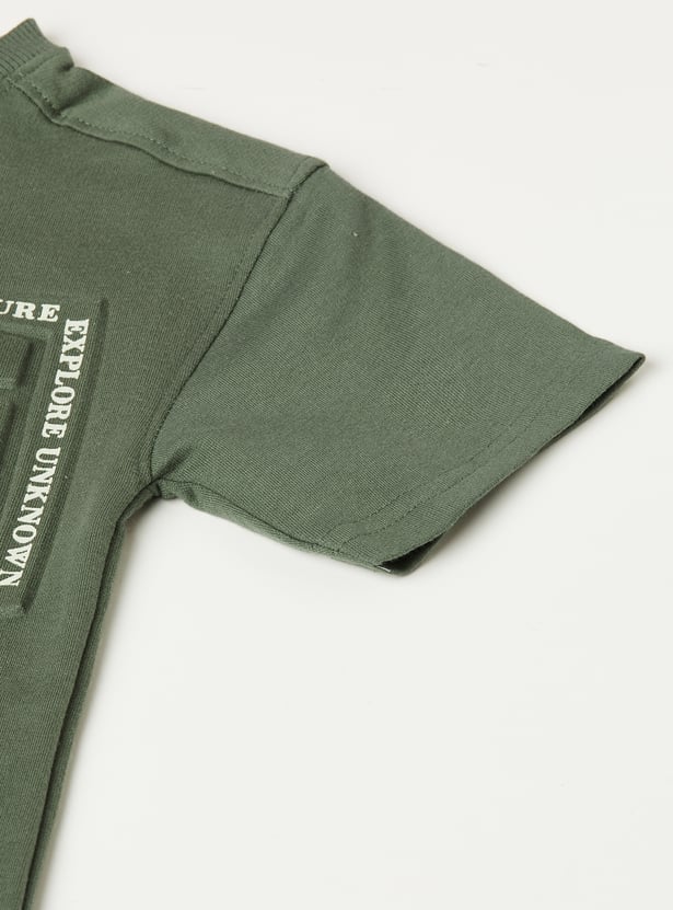 Boys Printed Oversized T-shirt