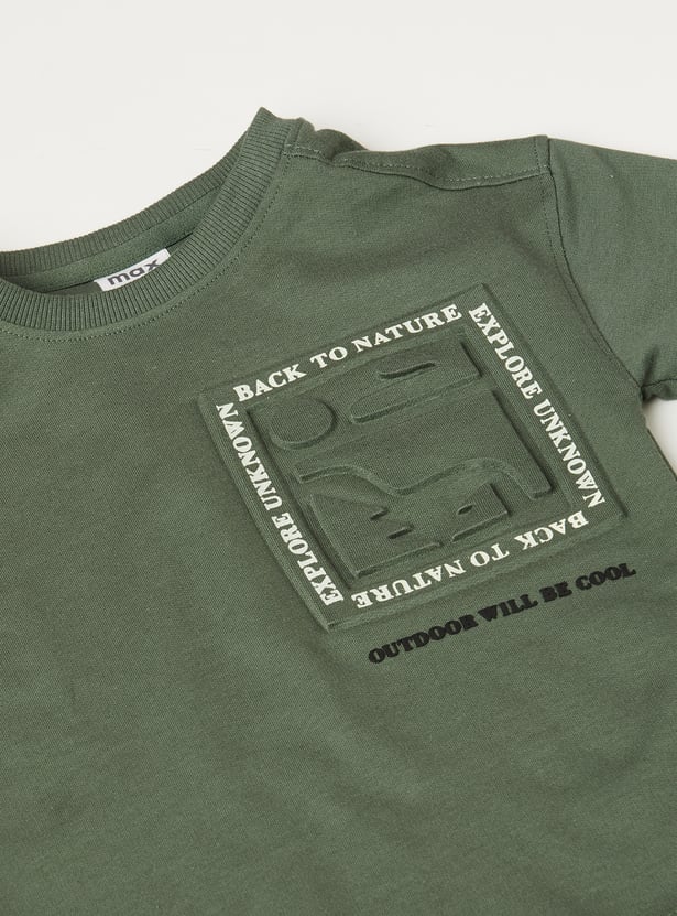 Boys Printed Oversized T-shirt