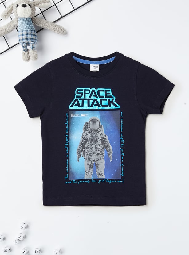 Boys Printed T-shirt - Pack of 2