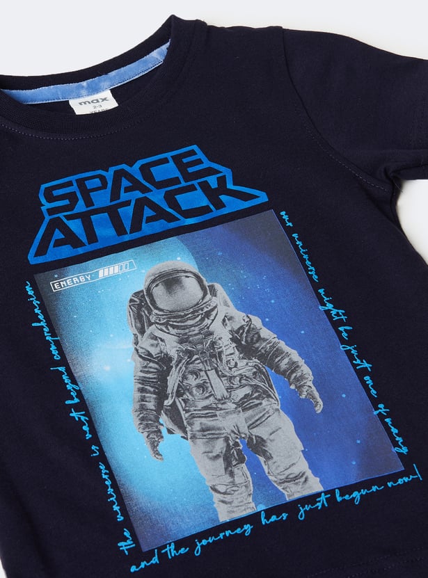 Boys Printed T-shirt - Pack of 2