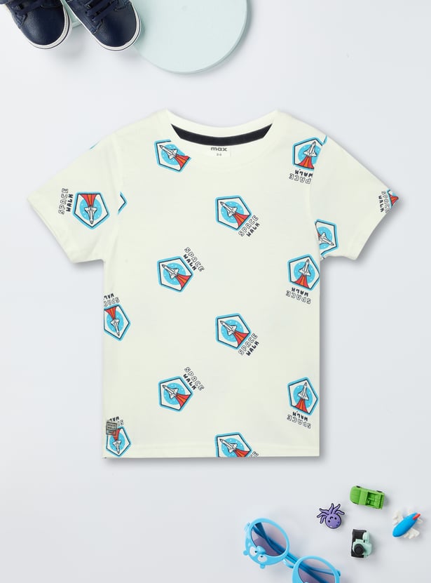 Boys Printed T-shirt - Pack of 2