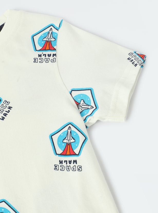 Boys Printed T-shirt - Pack of 2