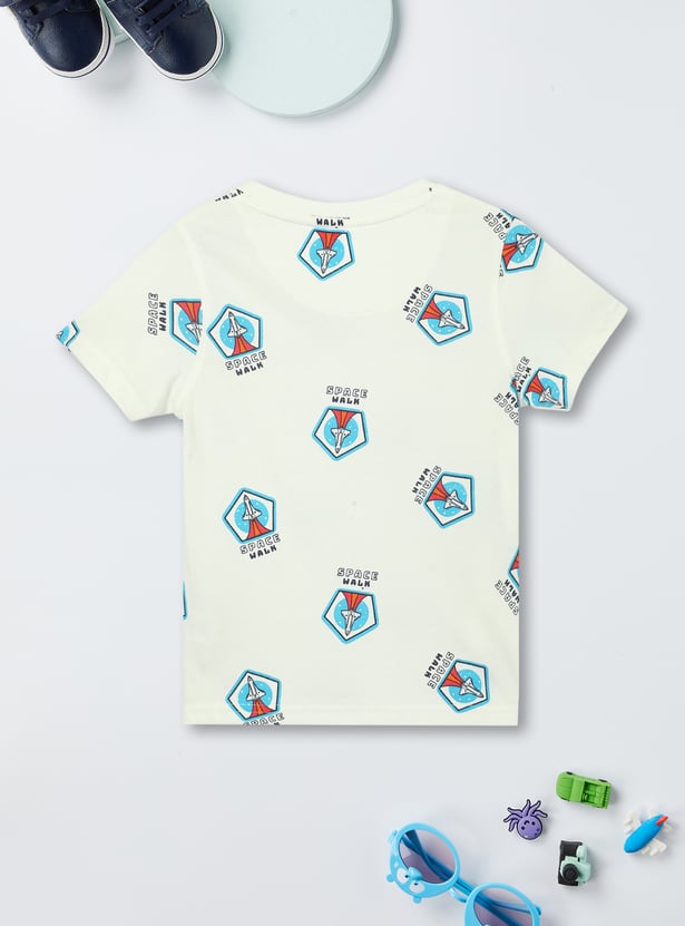 Boys Printed T-shirt - Pack of 2