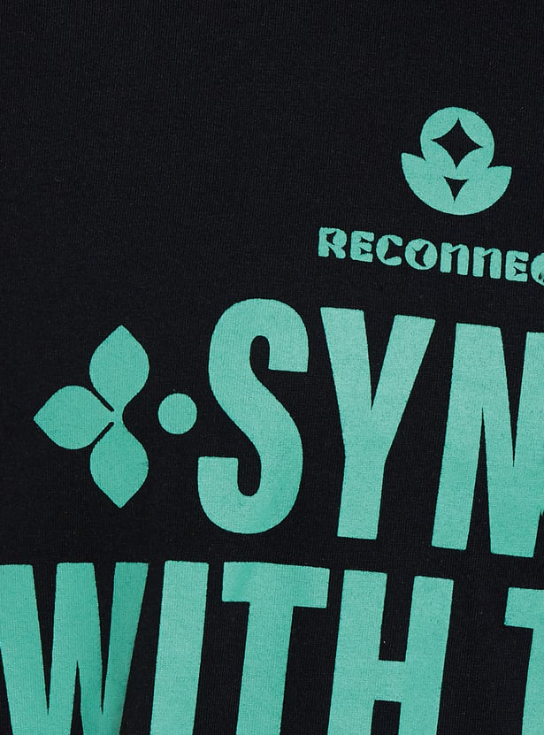 URB_N Men Typographic Print T-shirt