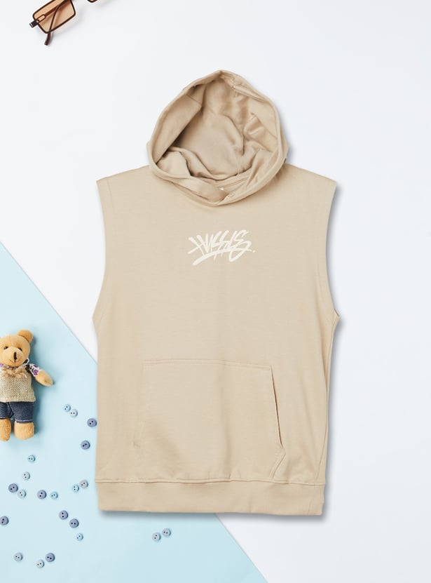 Boys Printed Hooded T-shirt
