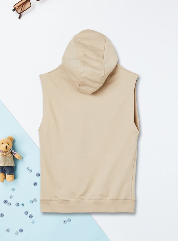 Boys Printed Hooded T-shirt