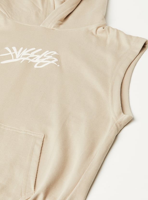 Boys Printed Hooded T-shirt