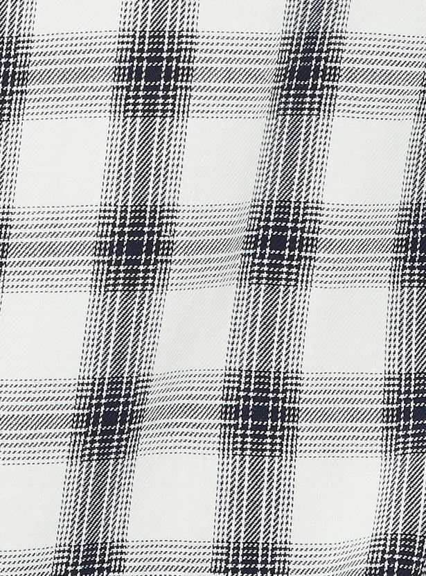 Boys Checked Regular Fit Shirt