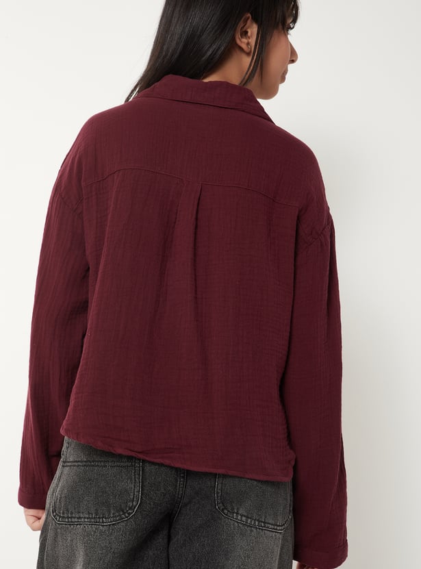 Girls Textured Shirt