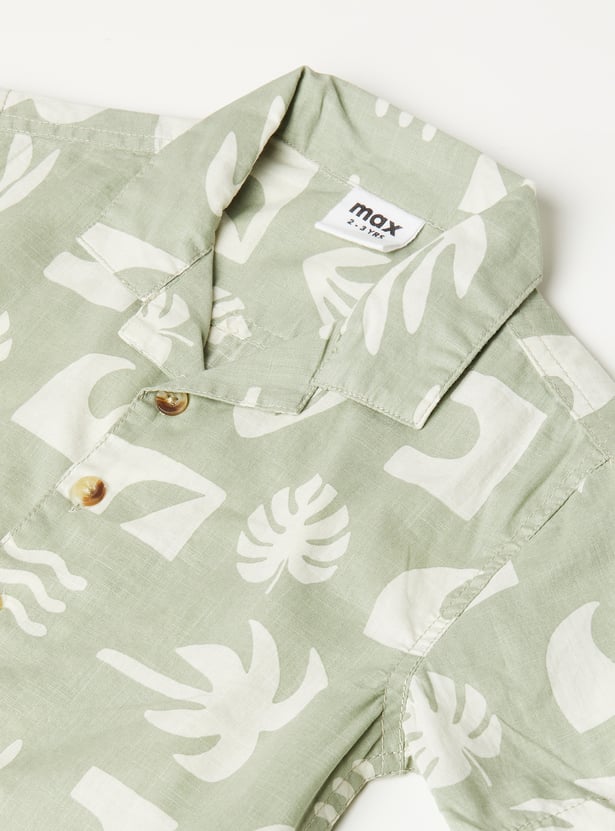 Buy Boys Printed Resort Shirt Online at just