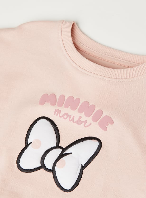 Girls Printed Sweatshirt Dress