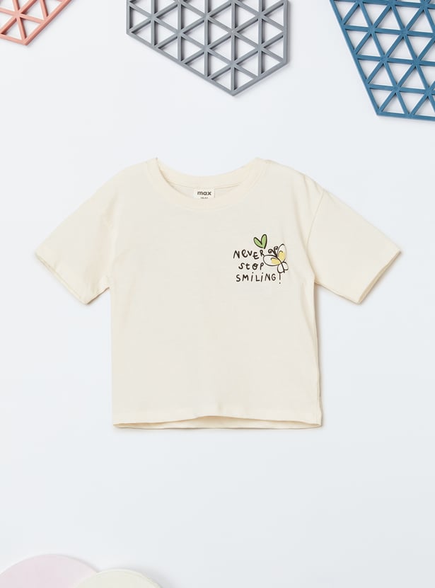 Girls Printed Shorts Set