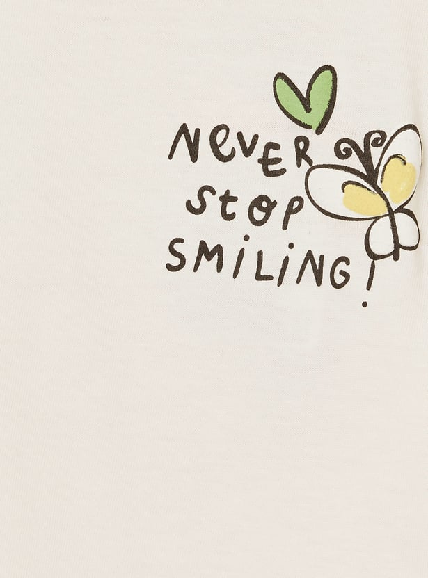 Girls Printed Shorts Set