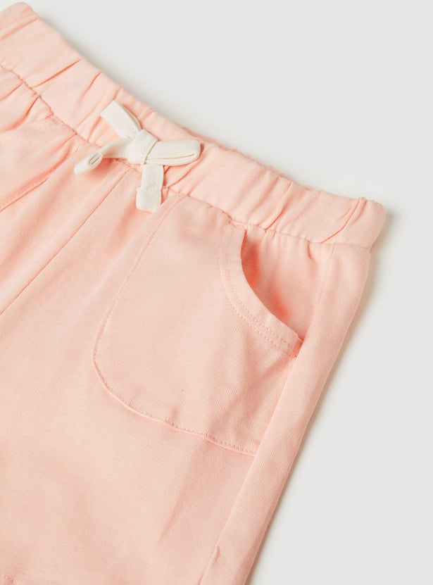 Girls Printed Shorts Set