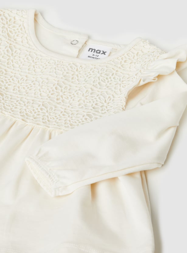 Girls Lace Leggings Set