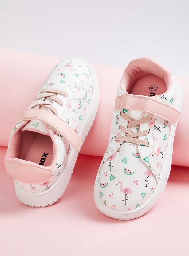 Girls Printed Sneakers