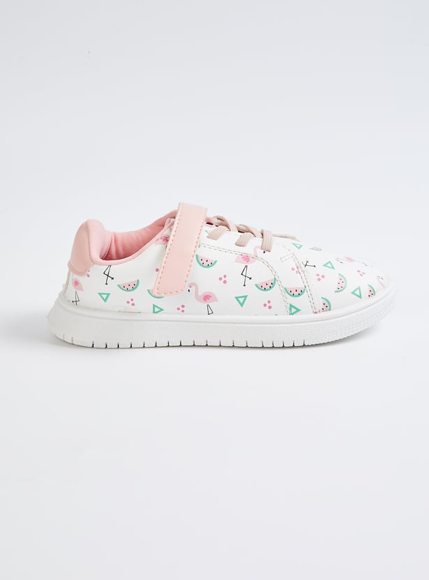 Girls Printed Sneakers