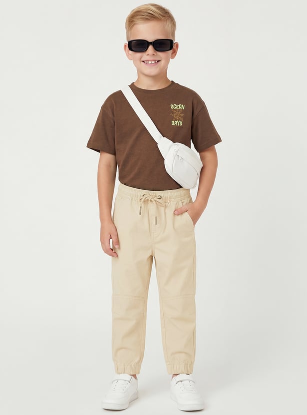 Boys Solid Joggers