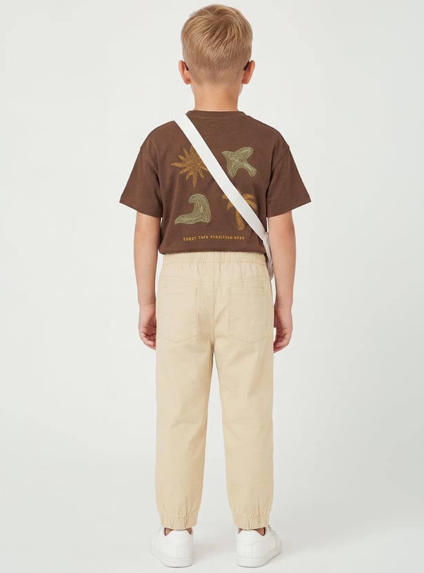 Boys Solid Joggers