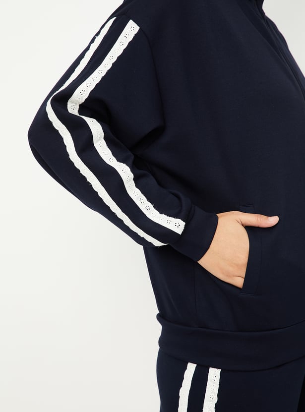 Women Side Taped Boxy Fit Buttersoft Jacket