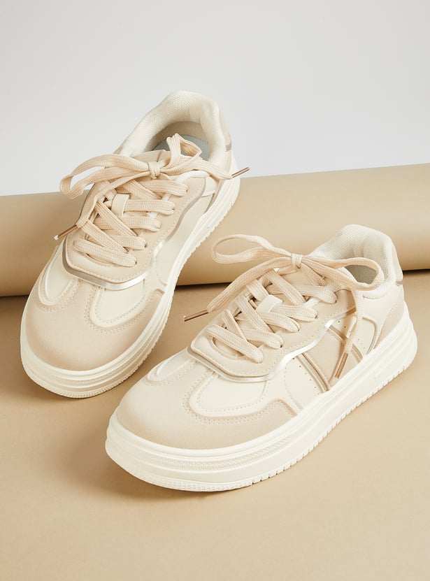 Buy Women Colourblock Sneakers Online at just Rs. 1099.0