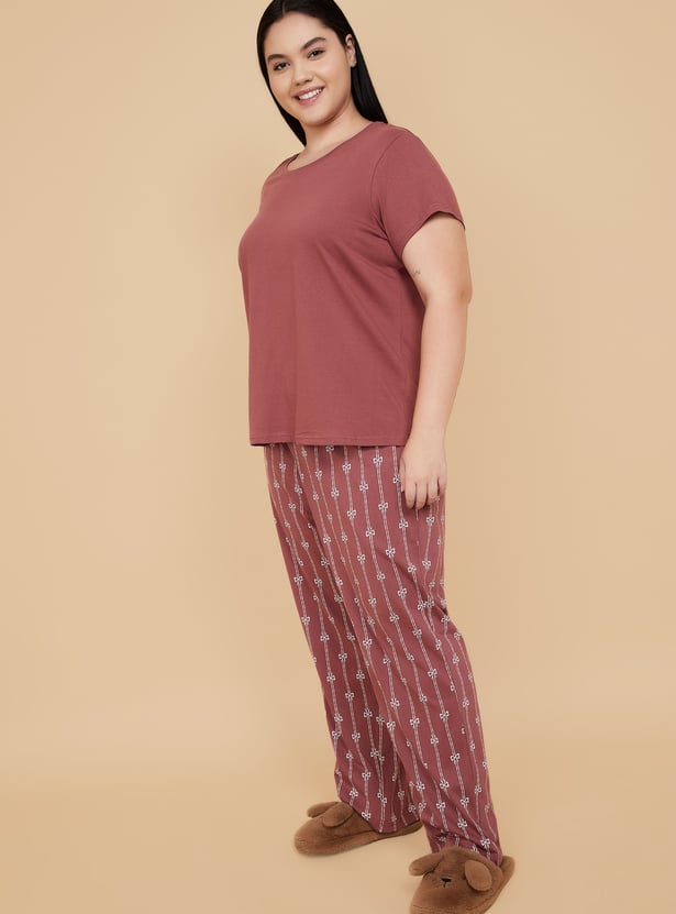 Women Printed PJ Set