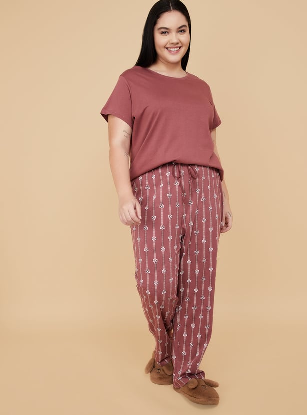 Women Printed PJ Set