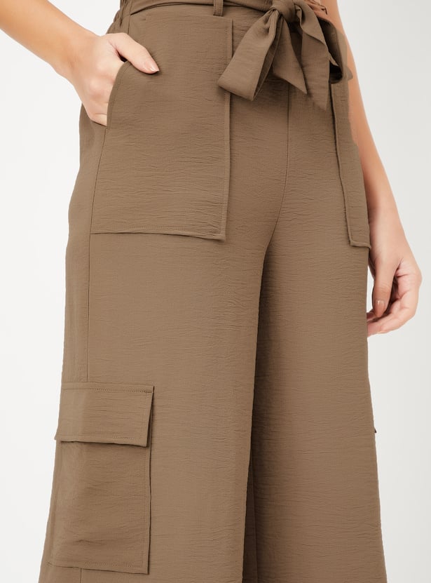 Women Textured Cargos