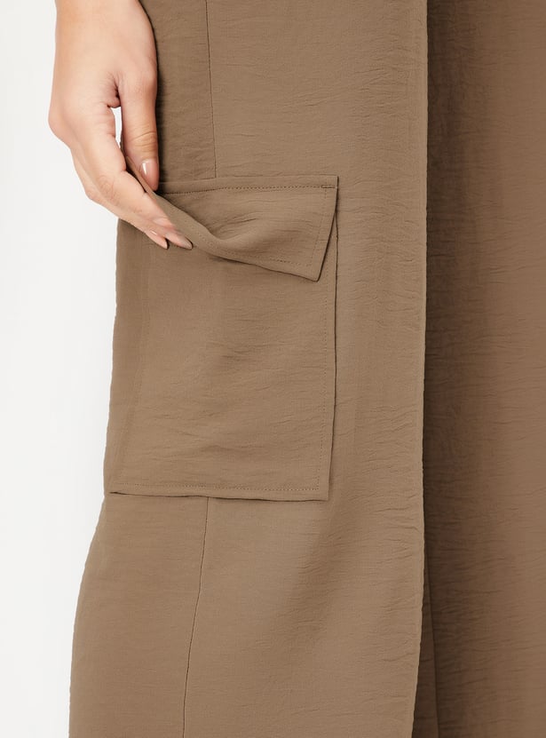 Women Textured Cargos