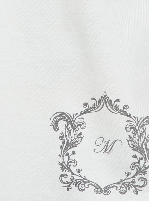 URB_N Men Placement Print Oversized T-shirt