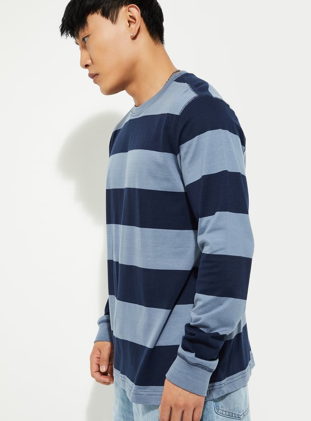 URB_N Men Striped T-shirt