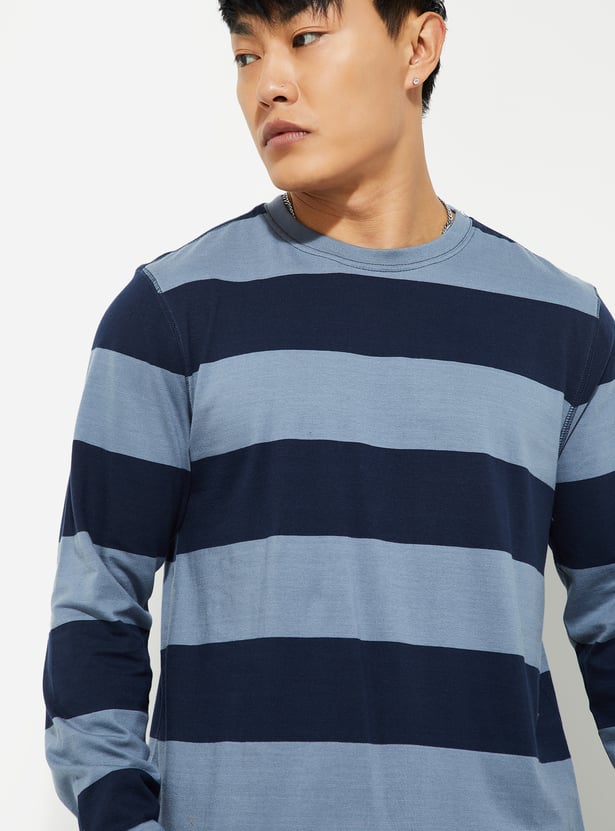 URB_N Men Striped T-shirt