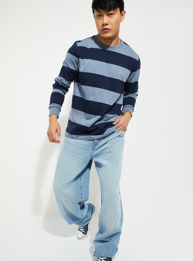 URB_N Men Striped T-shirt