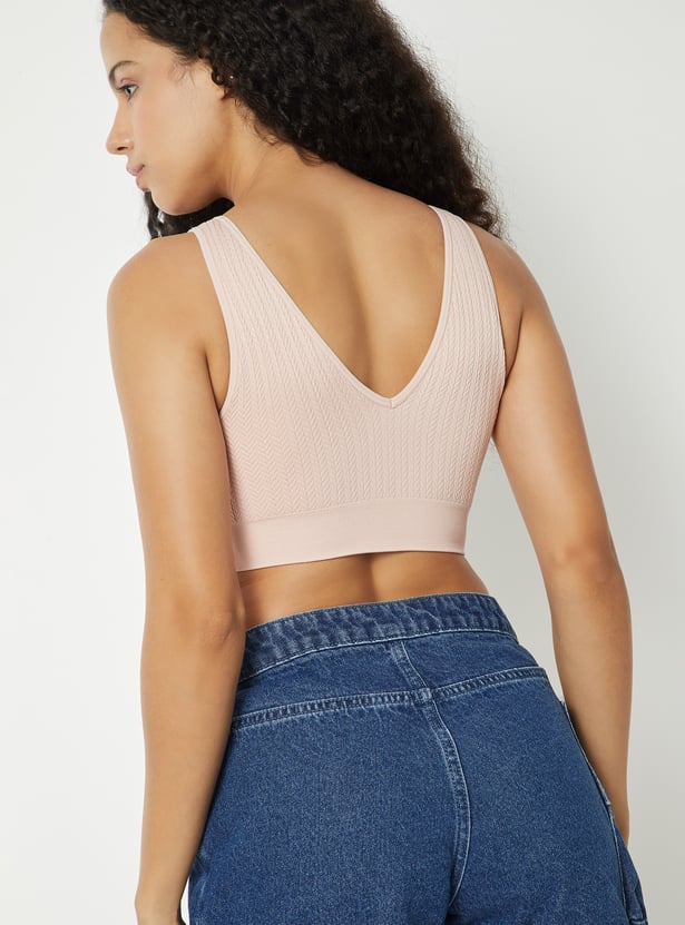 Women Patterned Sports Bra