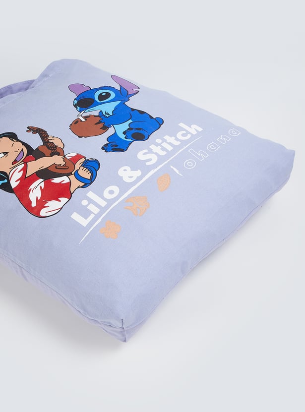 Women Lilo & Stitch Print Shopper Bag