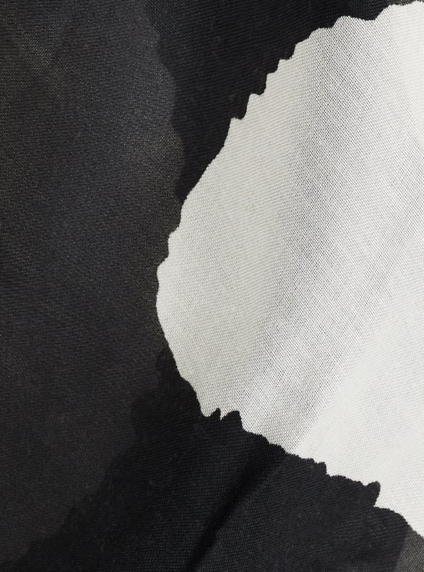 Women Abstract Print Scarf