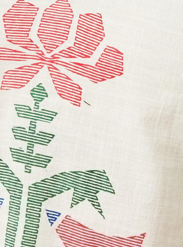 Women Floral Print Straight Kurta Set