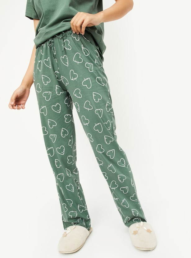 Women Printed PJ Set