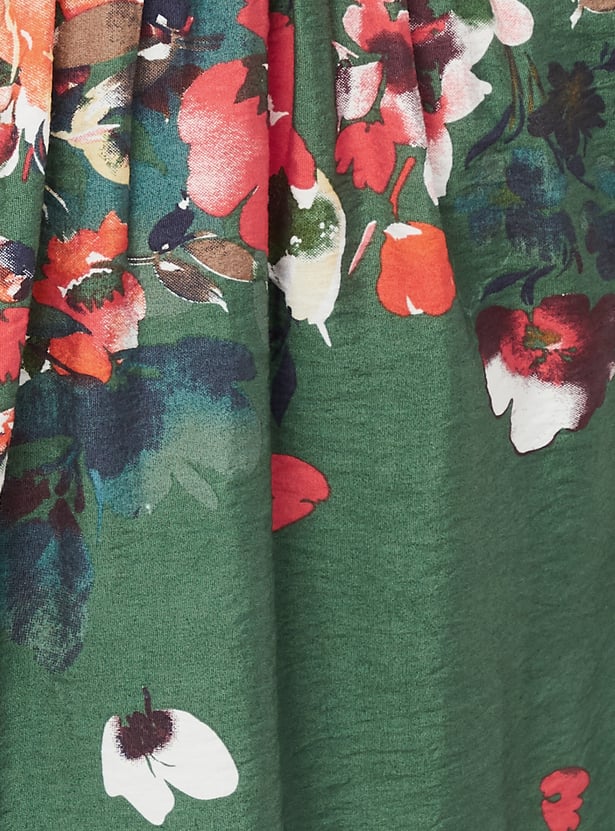 Women Floral Print Tunic