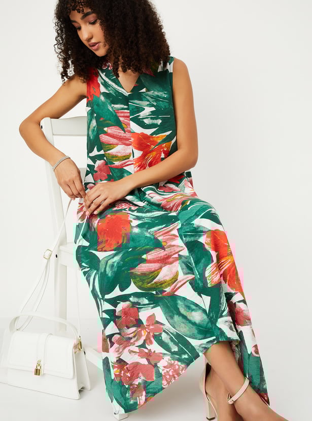 Women Printed A-line Dress