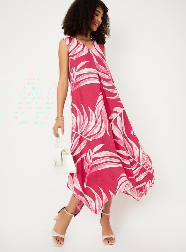 Women Printed A-line Dress