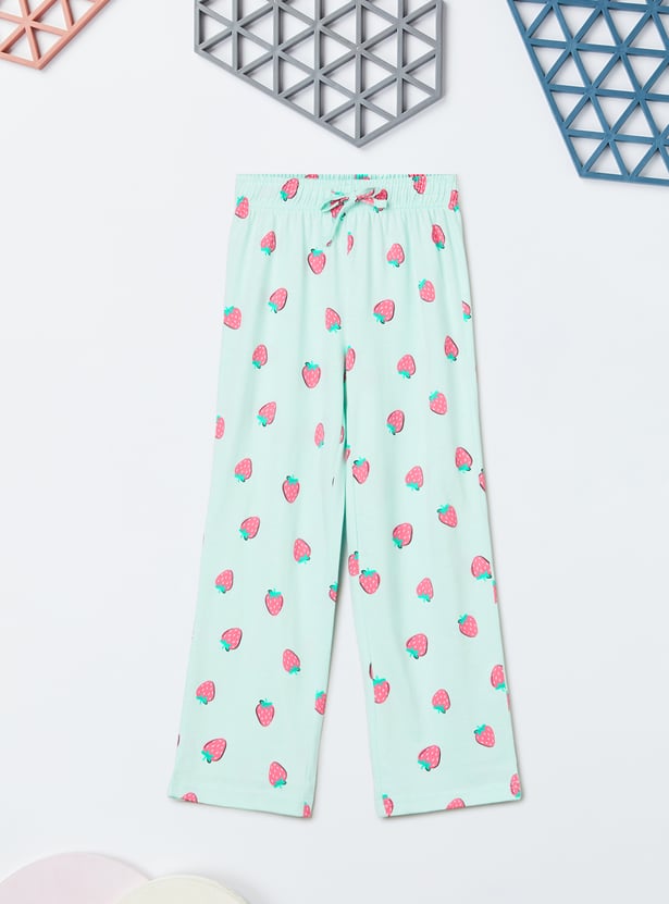 Girls Snoopy Print Sleepwear Set