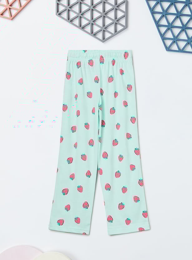 Girls Snoopy Print Sleepwear Set