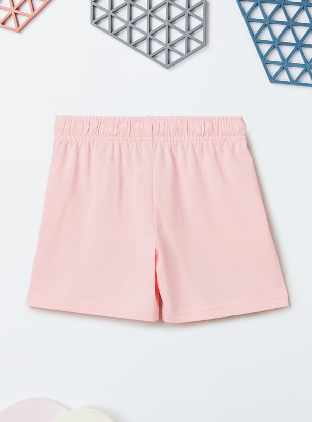 Girls Mickey Print Sleepwear Set