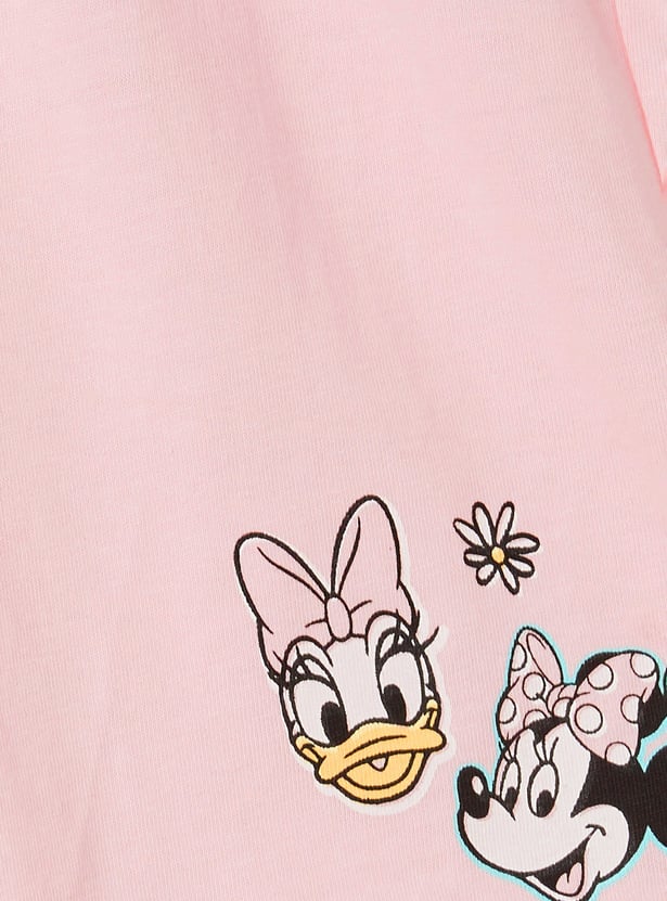 Girls Mickey Print Sleepwear Set