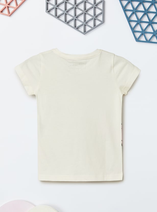 Girls Mickey Print Sleepwear Set